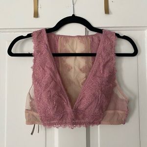 Victoria's Secret Pink Lace Bralette